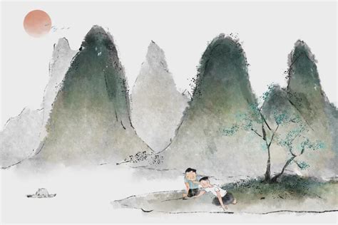中国风水墨动画古诗《清平乐。村居》|动漫|动画片|中国风动画 - 原创作品 - 站酷 (ZCOOL)