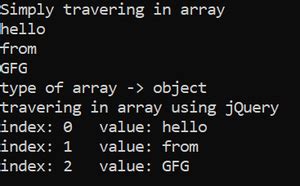 如何在 jQuery 中使用数组？ | 码农参考