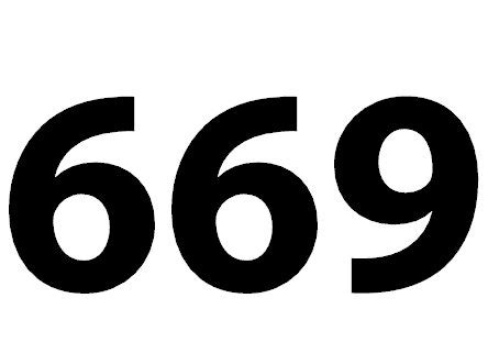 Zahl 669