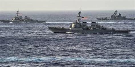 美方称美日印菲4国军舰在南海联合演习 中方回应_手机新浪网