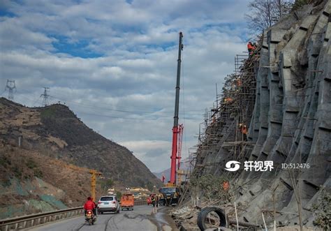 四川凉山：沿江高速建设如火如荼-人民图片网