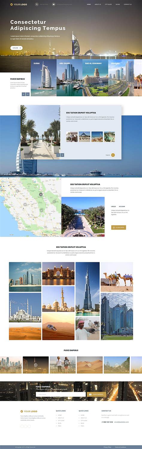 国外旅游攻略网站模板设计图__英文模板_ web界面设计_设计图库_昵图网nipic.com