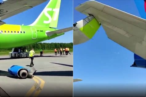 俄罗斯两架空客A320飞机相撞 一架机尾被撞掉 - 航空要闻 - 航空圈——航空信息、大数据平台
