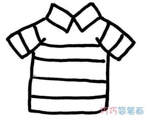 简笔画短袖t恤的画法 - 学院 - 摸鱼网 - Σ(っ °Д °;)っ 让世界更萌~ mooyuu.com