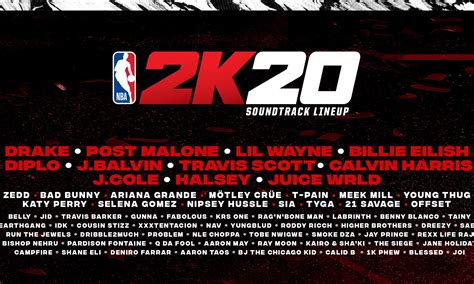 2K 释出《NBA 2K20》游戏歌单 – NOWRE现客