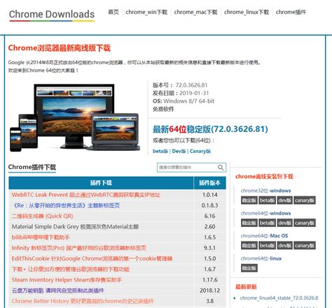 下载 Chrome (谷歌浏览器)官方最新版、历史版和离线版方法 - CCCiTU 玩机大学