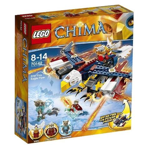 1x Lego Modell 70142 Legends Chima Eris Fire Eagle Flyer unvollständig