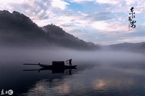 东江湖的晨雾之美 风光摄影