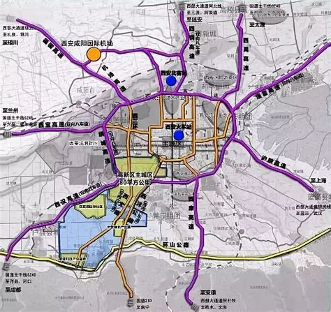 西安市2025规划图,西安地铁10号线线路图,西安区域划分图(第7页)_大山谷图库