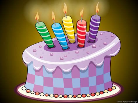 动态生日蛋糕图片 会动的生日蛋糕图片_华夏智能网
