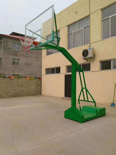 成人标准篮球框架中小学可移动仿液压篮球架体育场馆家用篮球架-阿里巴巴