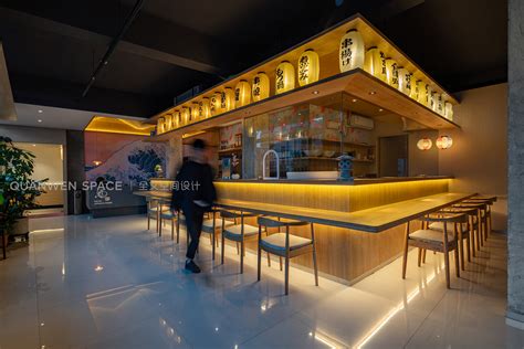 餐厅室内设计日式料理店高清摄影大图-千库网