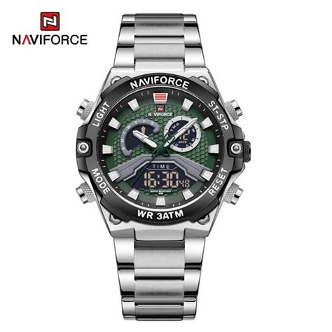 Buy NaviForce NF9207- Silver/Blue Watch Online at Best Price in Nepal ...