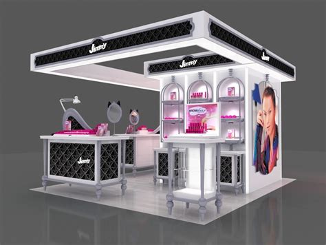 化妆品展柜设计，美妆店展示柜设计方案 - 设计之家