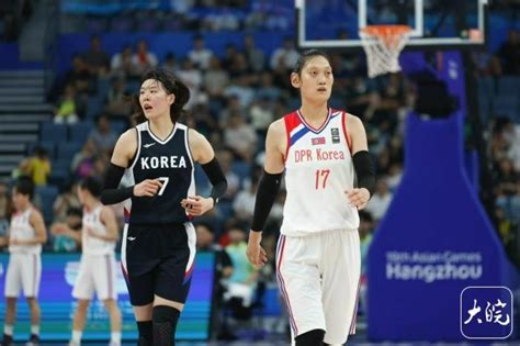 朝韩女篮狭路再相逢 韩国大比分胜朝鲜摘取亚运女篮铜牌_东方体育