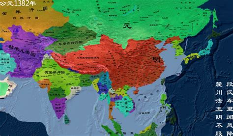 明代中国地图集，快来找找自己家乡在明代时的名字吧