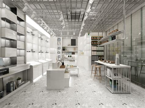 现代风极简时尚商场店铺 | LEIMO雷莫设计-设计案例-建E室内设计网