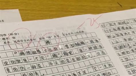把“悔”看成“梅” 学生写下跑题“满分作文”，老师含泪给了5分_凤凰网视频_凤凰网