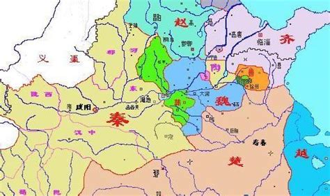战国地图图片