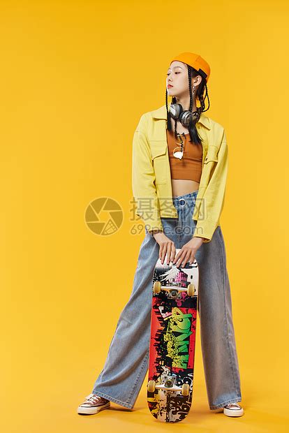 滑板头像女生温柔
