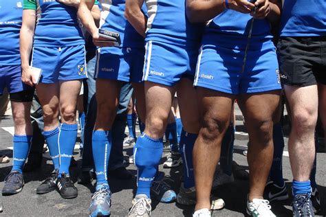 Sportsmen at Gay Pride - rugger bugger legs - a photo on Flickriver