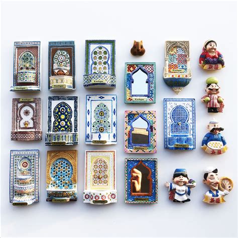 新疆旅游纪念品3d立体树脂创意冰箱贴磁性贴特色装饰文创2023新款-阿里巴巴