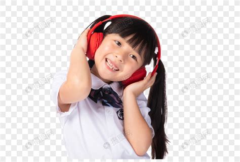 甜美女生头像带耳机图片