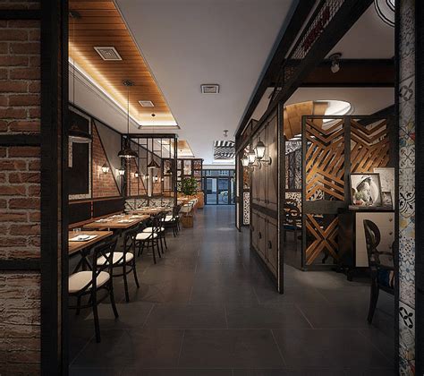湖南常德餐饮店|space|Home Decoration Design|今日室内设计_Original作品-站酷ZCOOL