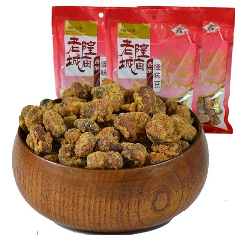 上海特产老城隍庙怪味豆香酥怪味豆 怪味胡豆香辣蚕豆脆250g-阿里巴巴