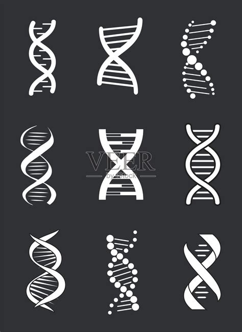 DNA大分子人类个体遗传密码插画图片素材_ID:350578400-Veer图库