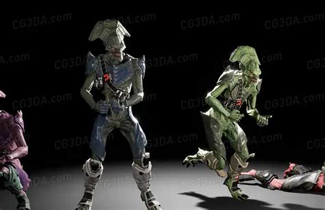科幻外星战士-Sci Fi Alien Soldier - CG3DA