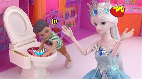 水王子宝宝把连衣裙放马桶里洗，冰公主气坏了_腾讯视频