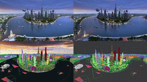 未来科技城市,未来科技画环保,未来科幻城市_文秘苑图库