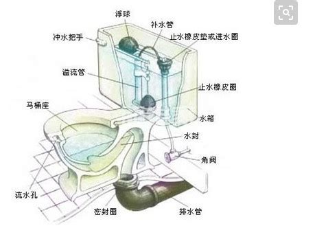蹲式马桶结构图 蹲式马桶堵了怎么办_卫浴产品专区_太平洋家居网