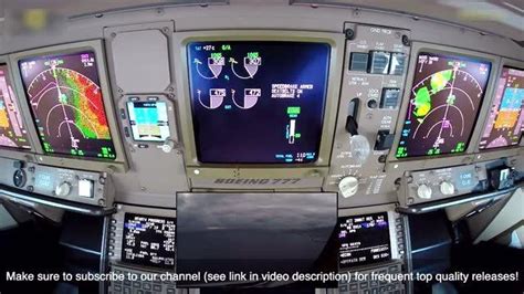 近距离观看波音777降落时候的仪表_腾讯视频