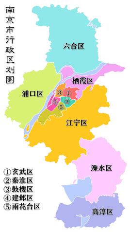 南京市行政区划图：南京11个市辖区是哪些_房家网