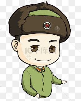 雷锋卡通头像图片