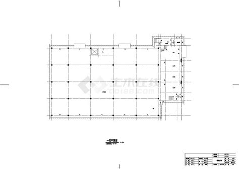 现代风格包装装潢印刷厂建筑施工图（27mx45.7m）_工业厂房_土木在线