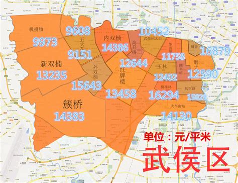 2016年4月成都主城区房价地图 成都主城区各区房价要多少？-成都房天下