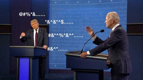 特朗普拜登互怼 美国大选电视辩论开场即陷入混乱