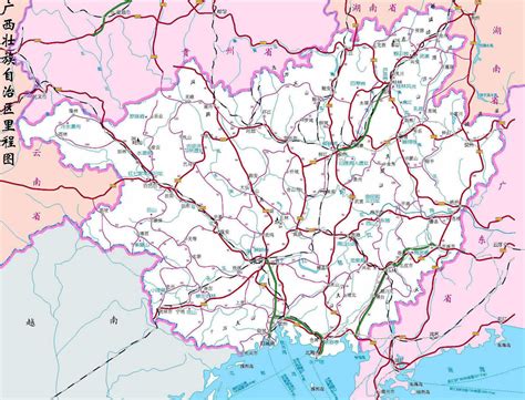 广西交通地图图片