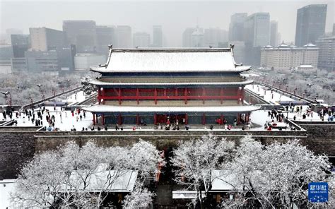 雪落长安时图片