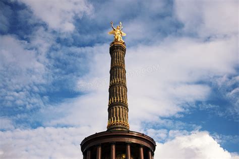 柏林胜利女神雕像jpg格式图片下载_熊猫办公
