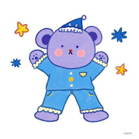 可爱睡衣非主流头像