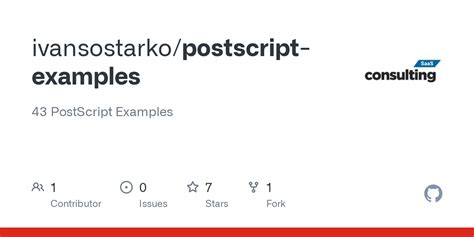 GitHub - ivansostarko/postscript-examples: 43 PostScript Examples