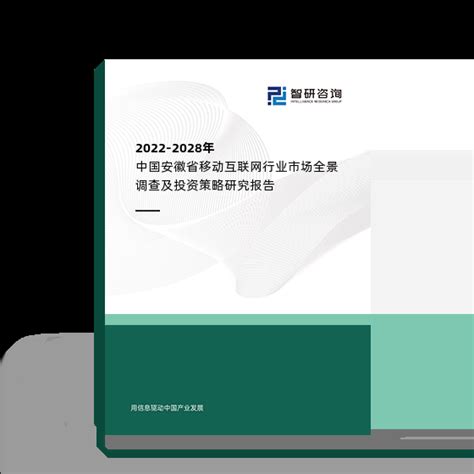 2022-2028年中国安徽省移动互联网行业市场全景调查及投资策略研究报告_智研咨询