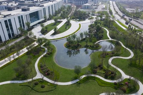 重庆OPPO智能生态科技园-办公区案例-筑龙园林景观论坛