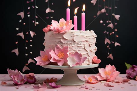 生日蛋糕甜美女生头像