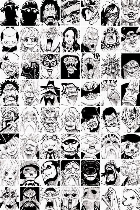 黑白海贼王素材图片