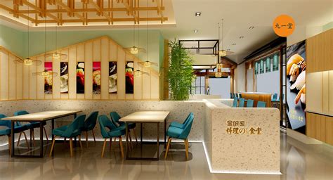 日式餐厅日本料理刺身店装修设计_品艺装饰-站酷ZCOOL
